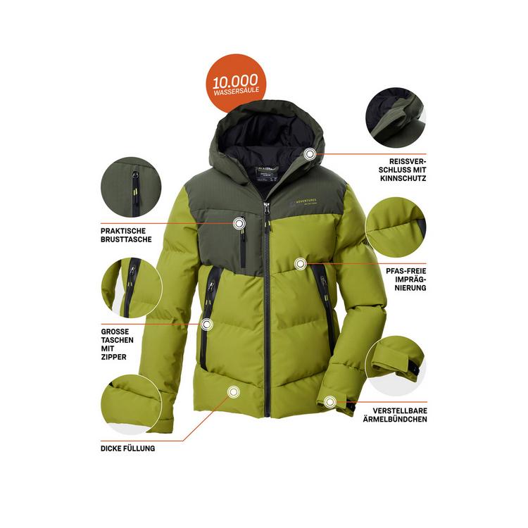 KILLTEC KILLTEC KOW 230 BYS QLTD JCKT Fleecejacke Kinder - Khaki - 3 | SportScheck