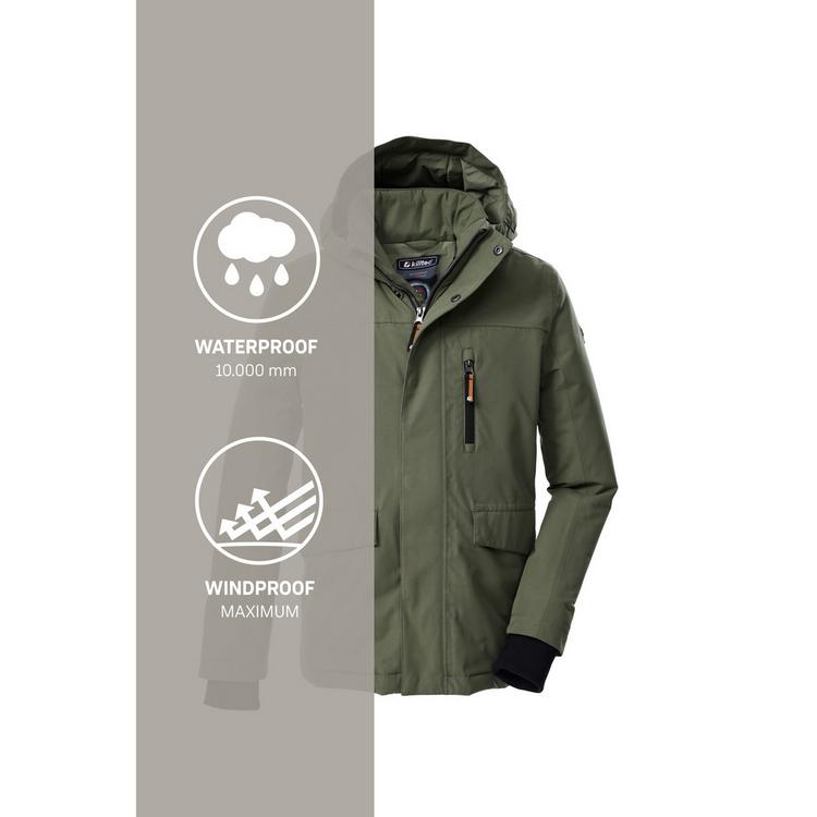 KILLTEC KILLTEC KOW 233 BYS JCKT Softshelljacke Kinder - Oliv101 - 4 | SportScheck