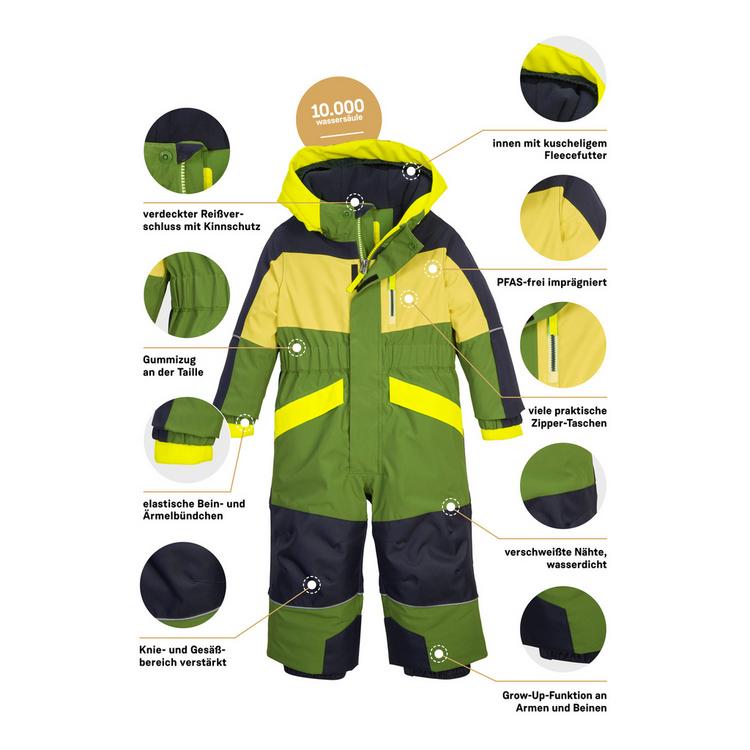 first instinct by killtec first instinct by killtec FISW 47 MNS ONPC Skijacke Kinder - Laubgr&uuml;n - 3 | SportScheck