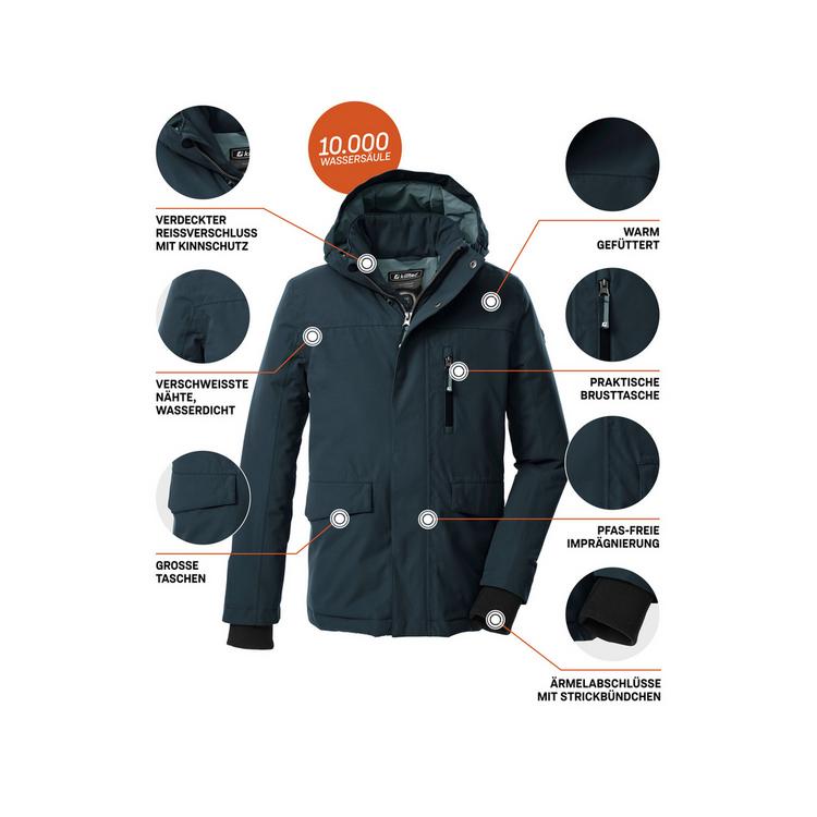 KILLTEC KILLTEC KOW 233 BYS JCKT Softshelljacke Kinder - Blau3023 - 3 | SportScheck