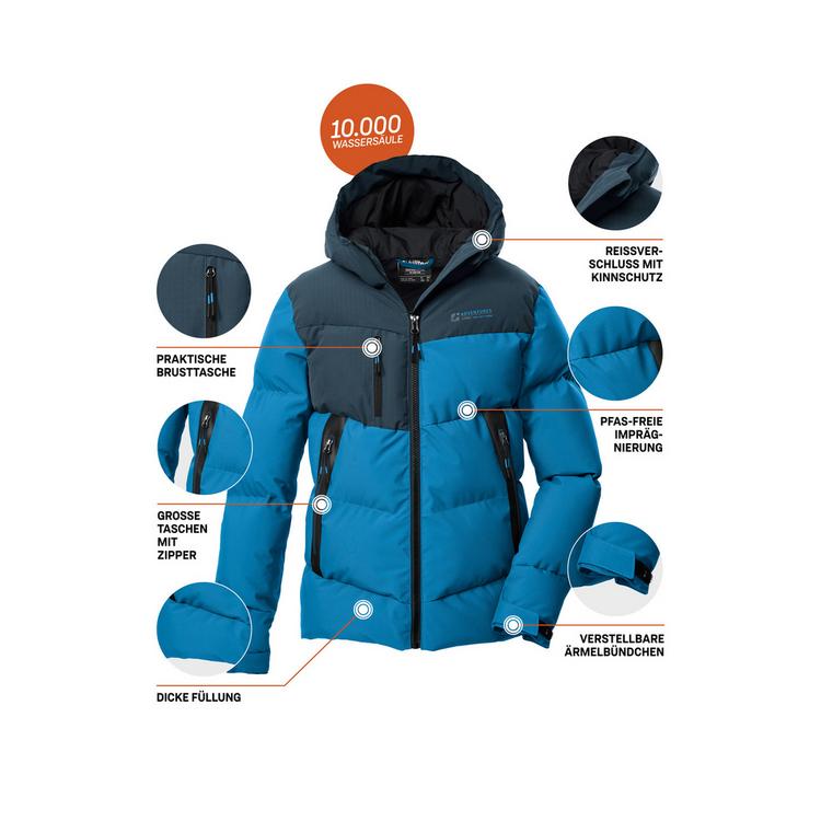 KILLTEC KILLTEC KOW 230 BYS QLTD JCKT Fleecejacke Kinder - Azurblau284 - 3 | SportScheck