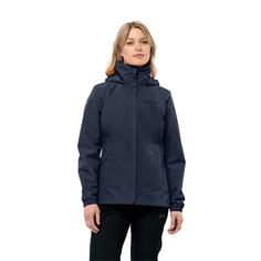 Rückansicht von Jack Wolfskin STORMY POINT 2L JKT W Funktionsjacke Damen night blue