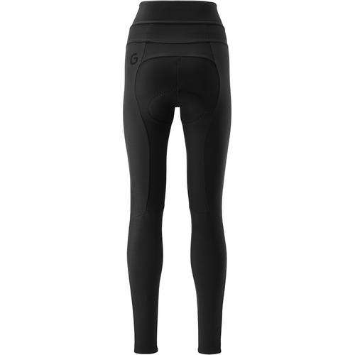 Rückansicht von Gonso Essential Tight High Waist Therm W Fahrradshorts Damen Schwarz01104