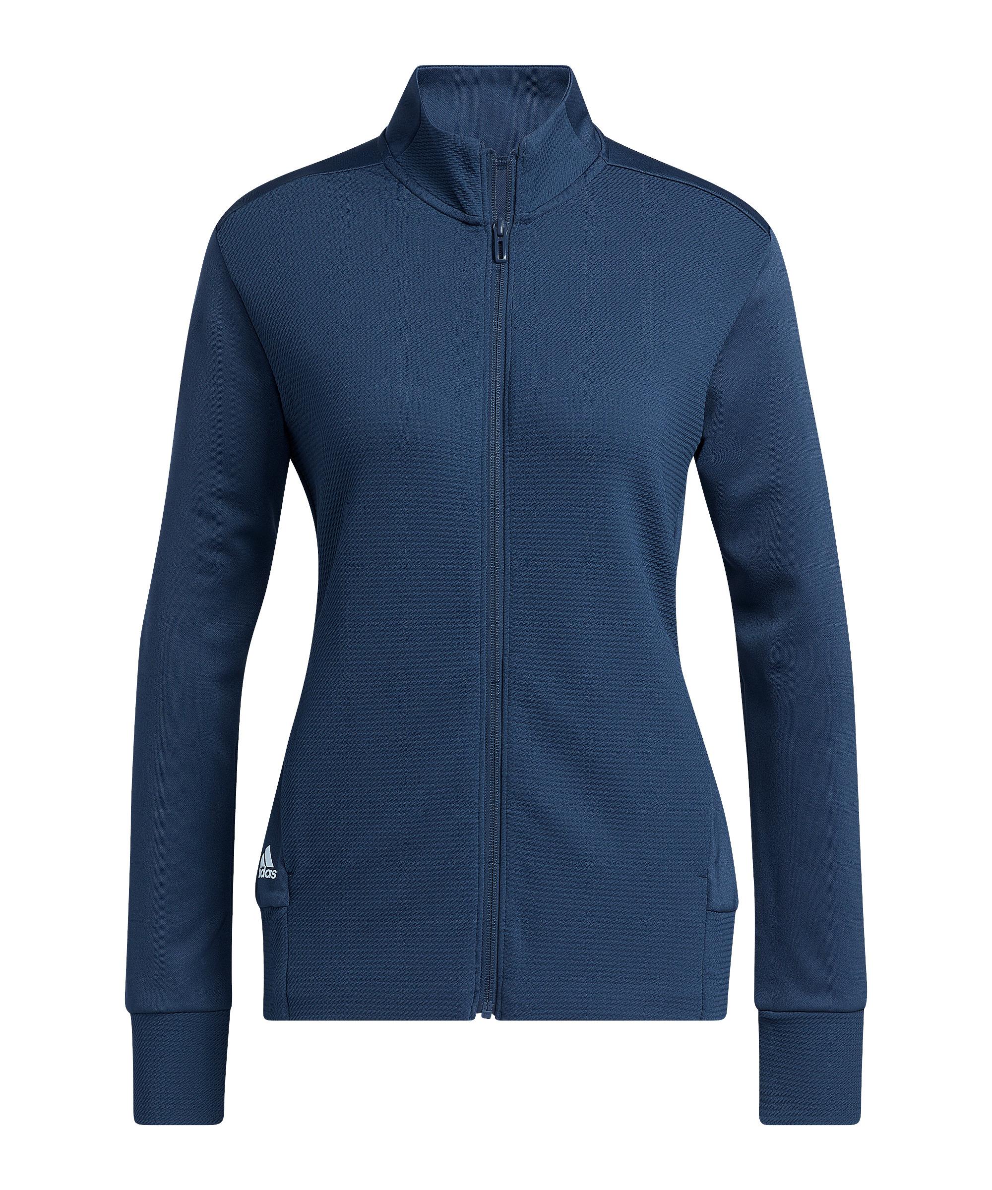 adidas Texture Golf Jacke Damen Trainingsjacke Damen - blau