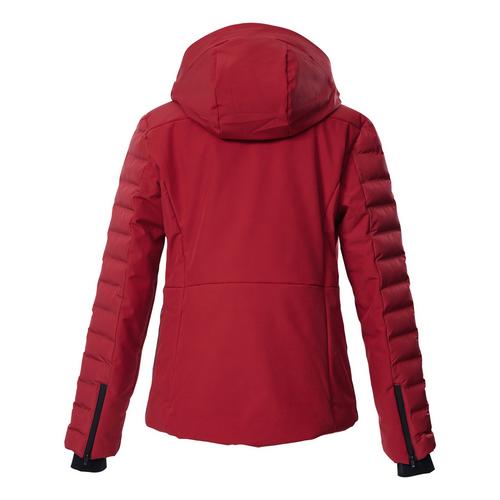 Rückansicht von KILLTEC KSW 115 WMN SKI QLTD JCKT Skijacke Damen Dunkelrot
