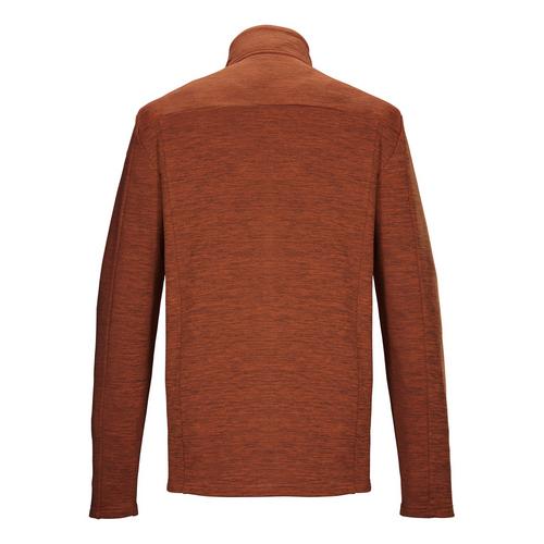 Rückansicht von KILLTEC KOW 80 MN FLX JCKT Fleecejacke Herren Dunkelorange
