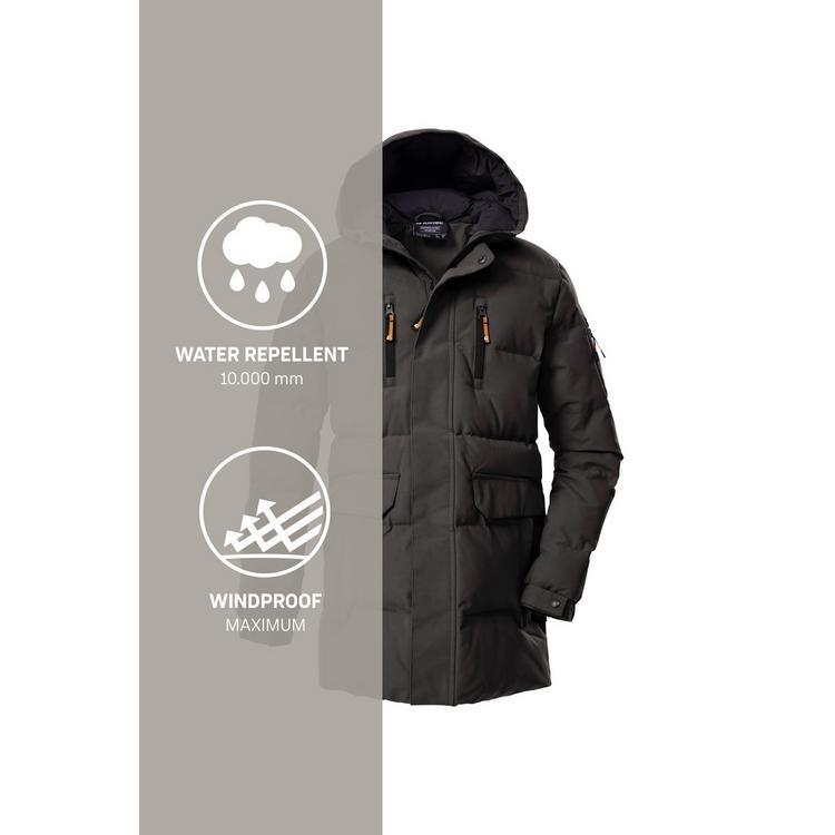 KILLTEC KILLTEC KOW 238 BYS QLTD PRK Funktionsjacke Kinder - Steingrau071 - 5 | SportScheck