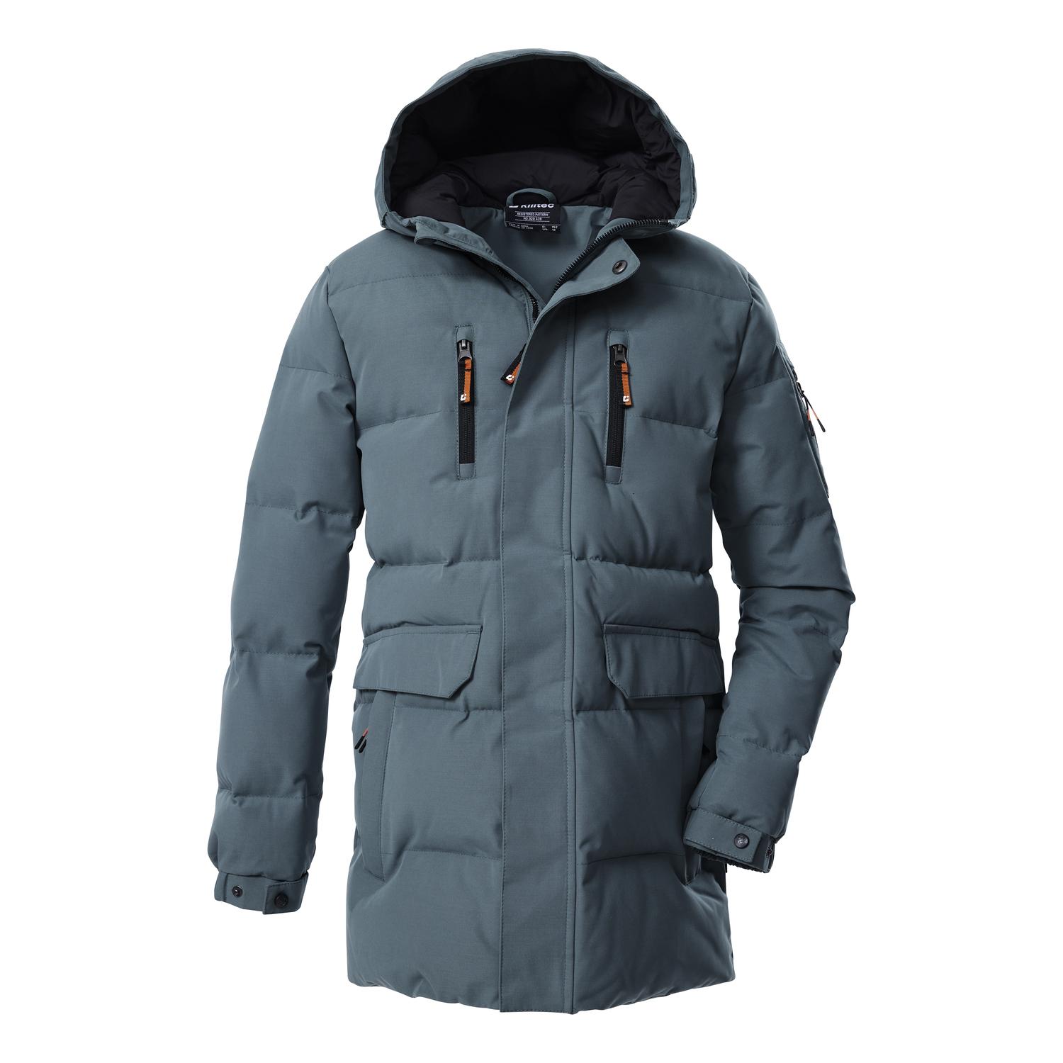 KILLTEC KOW 238 BYS QLTD PRK Funktionsjacke Kinder - Rauchblau