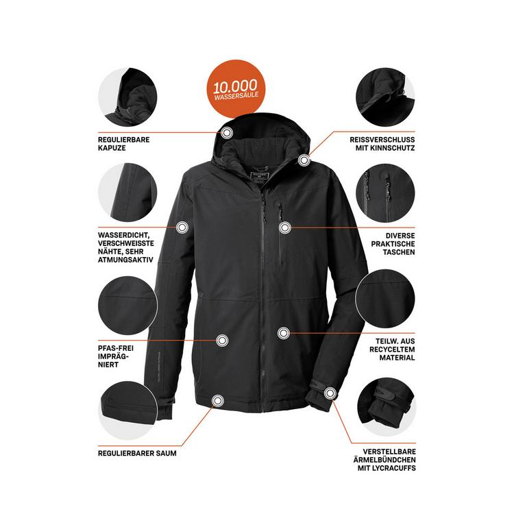 KILLTEC KILLTEC KOW 81 MN JCKT Funktionsjacke Herren - Schwarz0110 - 3 | SportScheck