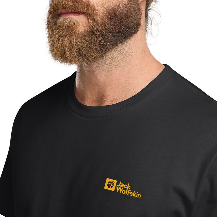 Jack Wolfskin Jack Wolfskin ESSENTIAL T M T-Shirt Herren - black - 2 | SportScheck