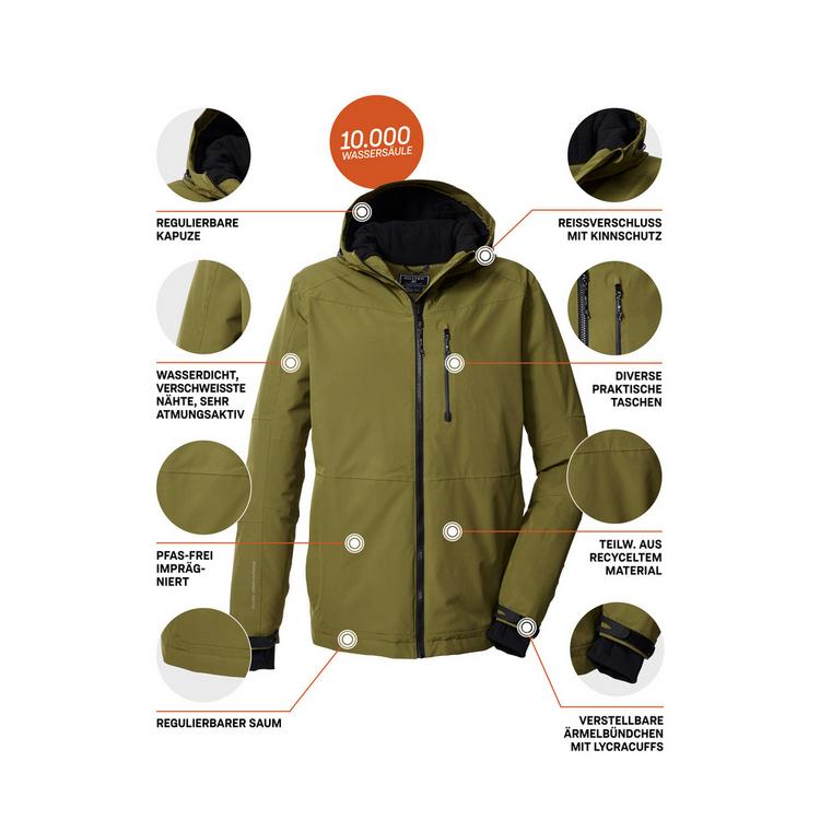 KILLTEC KILLTEC KOW 81 MN JCKT Funktionsjacke Herren - Moos1528 - 3 | SportScheck