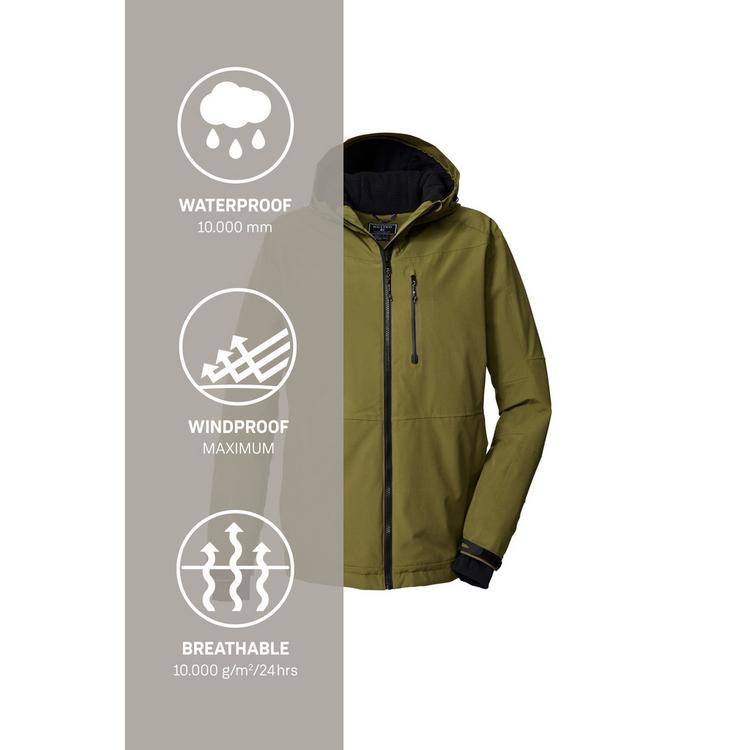 KILLTEC KILLTEC KOW 81 MN JCKT Funktionsjacke Herren - Moos1528 - 4 | SportScheck