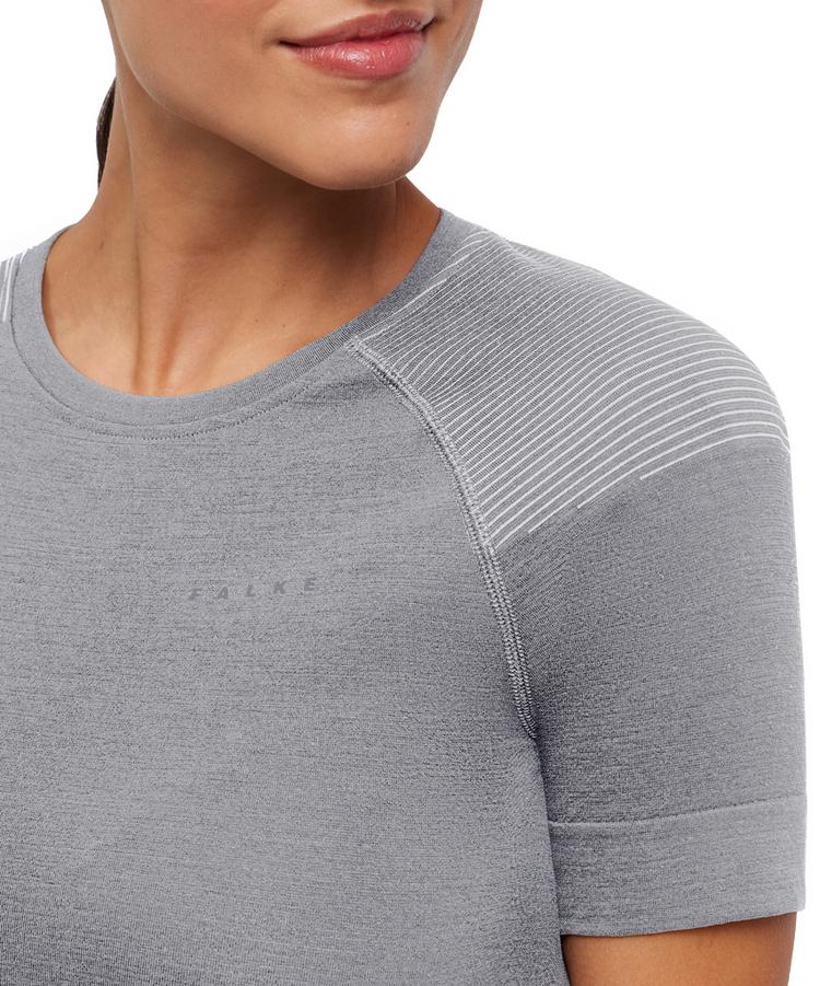 Falke Falke Backpack-Ready Shirt T-Shirt Damen - grey-heather (3757) - 3 | SportScheck