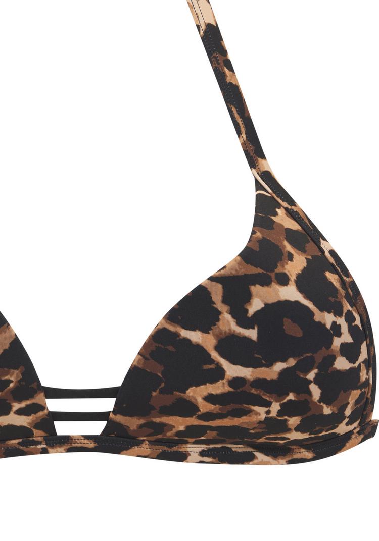 BRUNO BANANI BRUNO BANANI Triangel-Bikini Bikini Set Damen - leo bedruckt - 0 | SportScheck