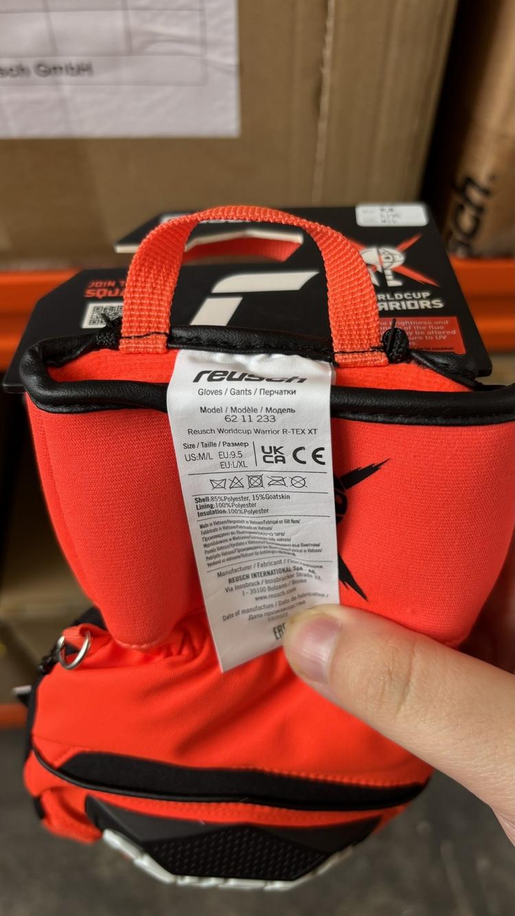 Reusch Reusch Worldcup Warrior R-TEX&reg; XT Handschuh - 7809 black / fluo red - 5 | SportScheck