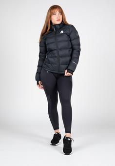 Rückansicht von Gorilla Wear Steppjacke Damen Black