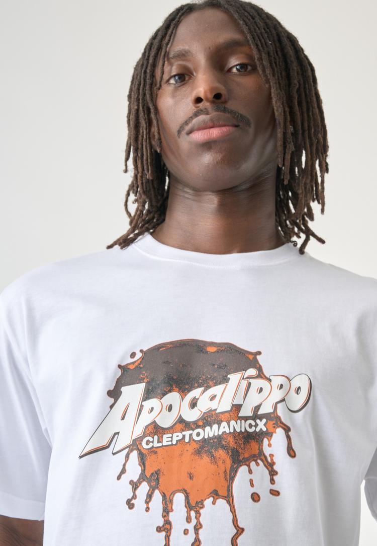 Cleptomanicx Cleptomanicx Printshirt Herren - White - 0 | SportScheck