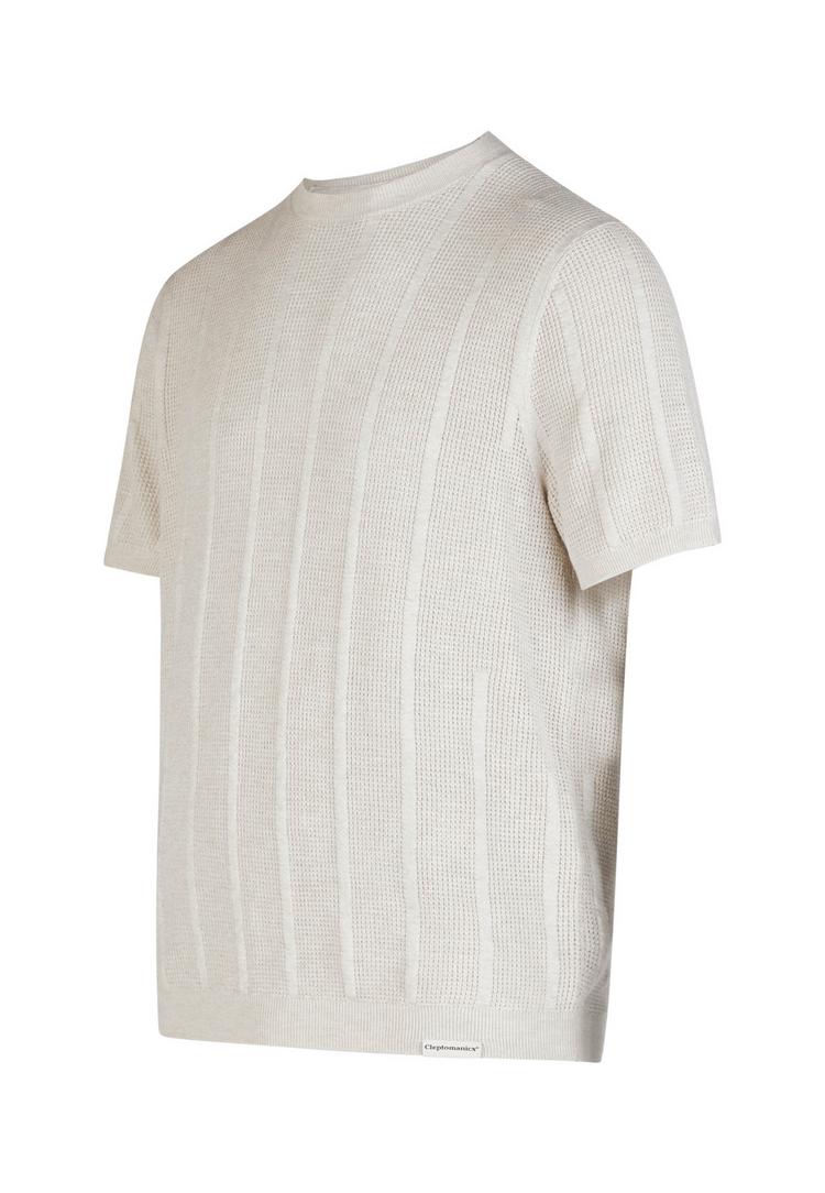 Cleptomanicx Cleptomanicx T-Shirt Herren - Parchment - 0 | SportScheck