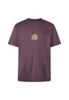 Cleptomanicx Printshirt Herren - Plum Perfect