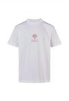 Cleptomanicx Printshirt Herren - White