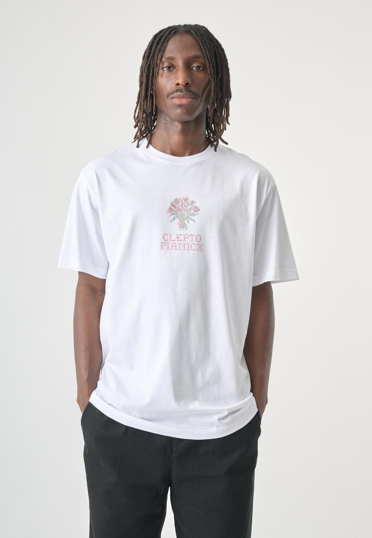 Cleptomanicx Cleptomanicx Printshirt Herren - White - 1 | SportScheck