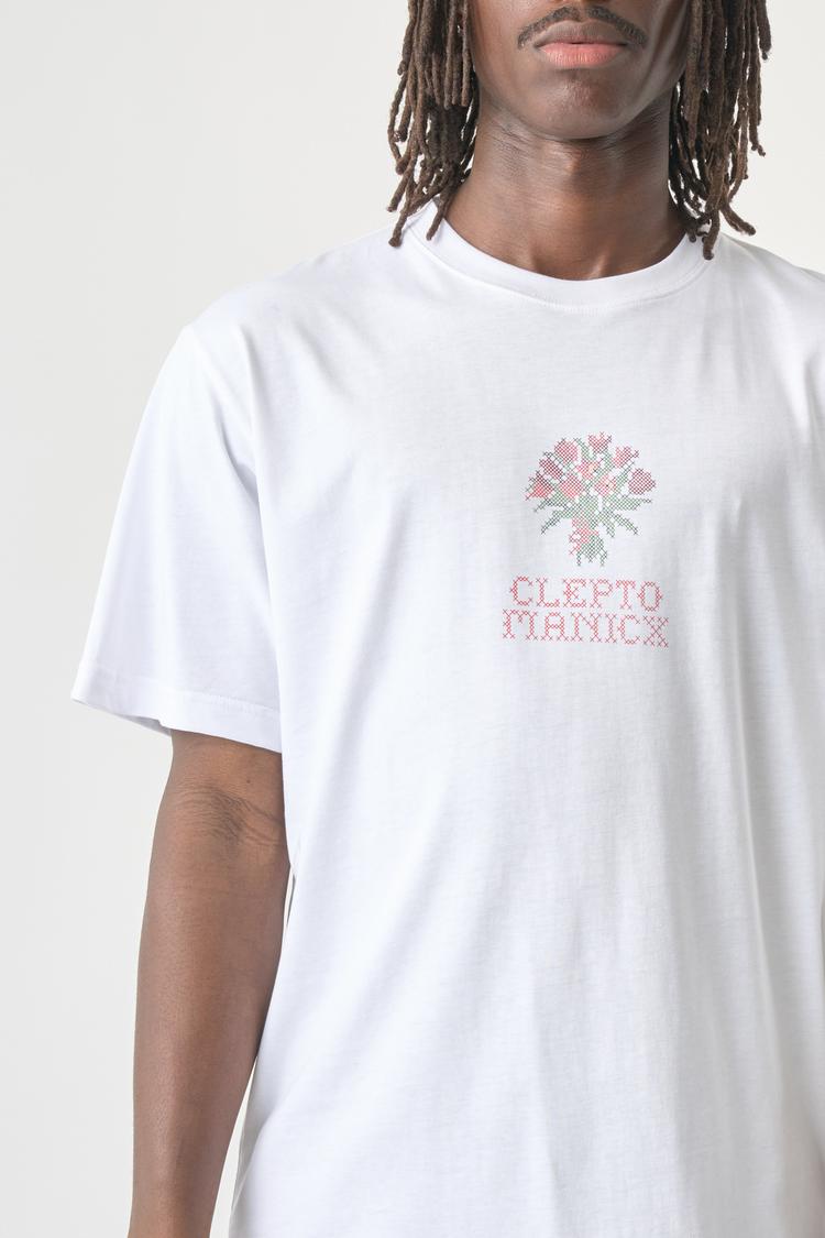 Cleptomanicx Cleptomanicx Printshirt Herren - White - 0 | SportScheck