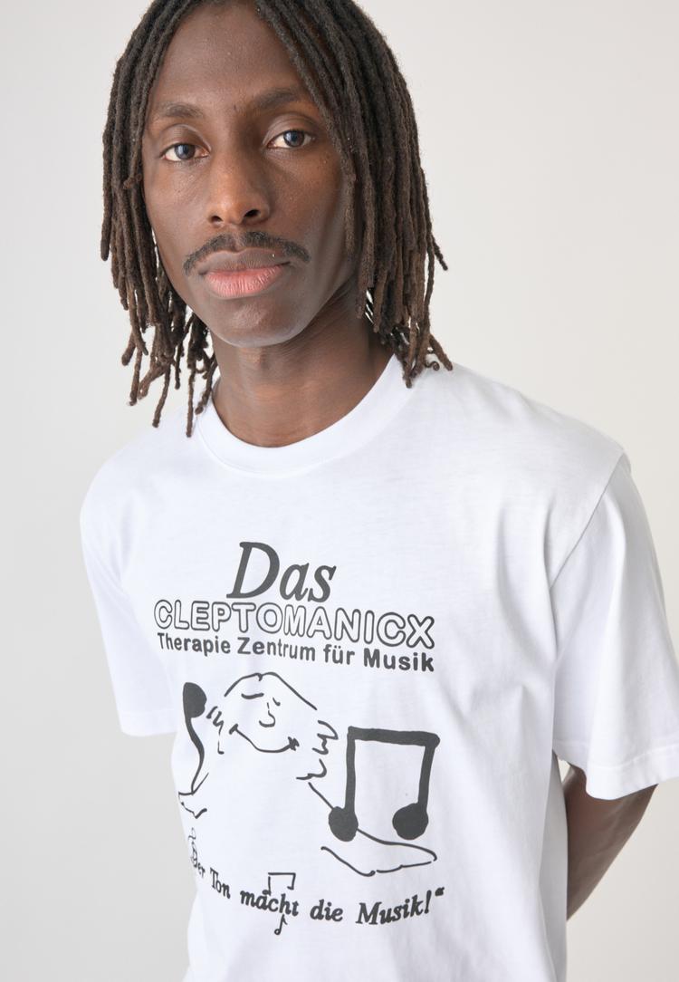 Cleptomanicx Cleptomanicx Printshirt Herren - White - 0 | SportScheck