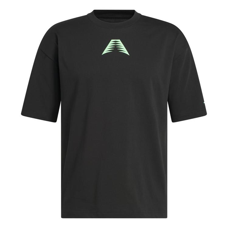 adidas adidas ANTHONY EDWARDS BELIEVE THAT T-SHIRT Basketball Shirt Herren - Black / Lime Burst - 0 | SportScheck