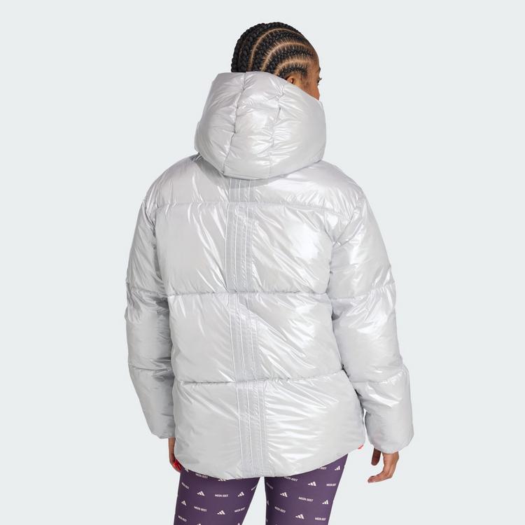 adidas adidas adidas&nbsp;x&nbsp;MOON BOOT Puffer Jacken Jacke Damen - Matte Silver - 1 | SportScheck