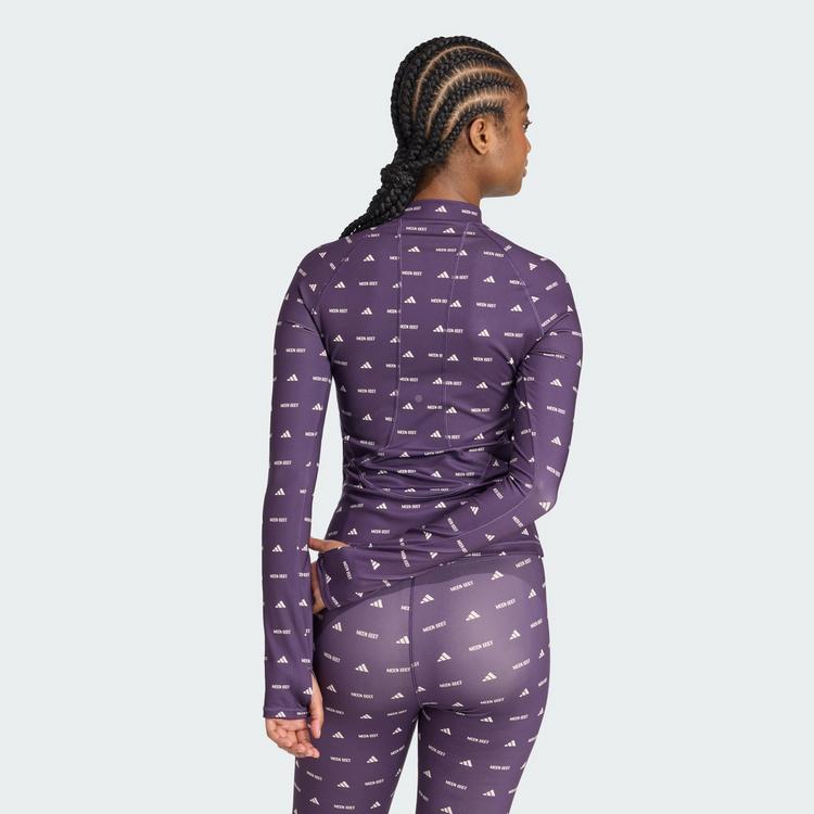adidas adidas adidas&nbsp;x&nbsp;MOON BOOT LANG&Auml;RMLIGES SHIRT, Langarmshirt Damen - Aurora Plum / Bliss - 1 | SportScheck
