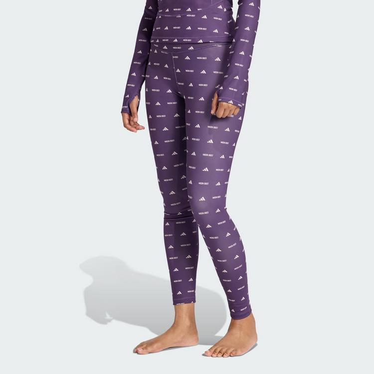 adidas adidas adidas x MOON BOOT Legging Leggings Damen - Aurora Plum / Bliss - 0 | SportScheck
