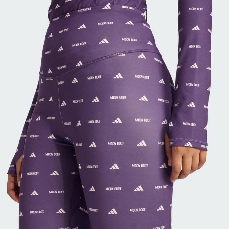 adidas adidas adidas x MOON BOOT Legging Leggings Damen - Aurora Plum / Bliss - 0 | SportScheck