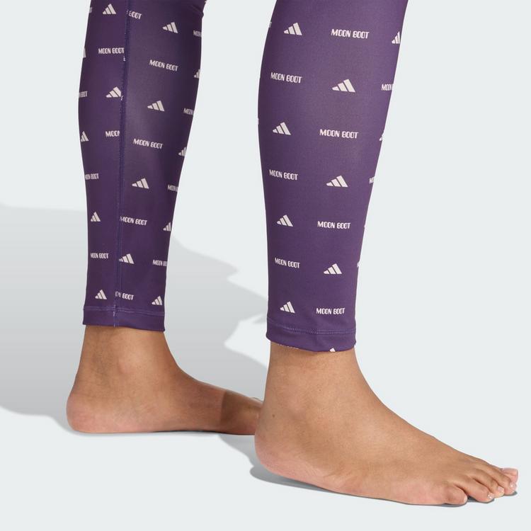 adidas adidas adidas x MOON BOOT Legging Leggings Damen - Aurora Plum / Bliss - 1 | SportScheck