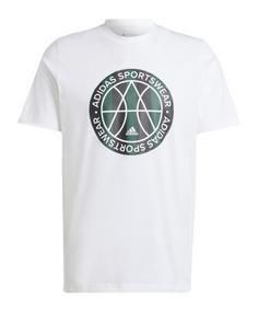 adidas Tiro Graphic T-Shirt Weiß T-Shirt Herren weiss