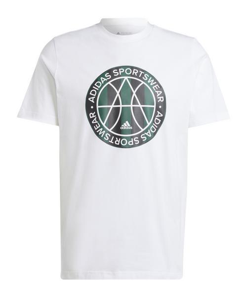 adidas Tiro Graphic T-Shirt Wei&szlig; T-Shirt Herren