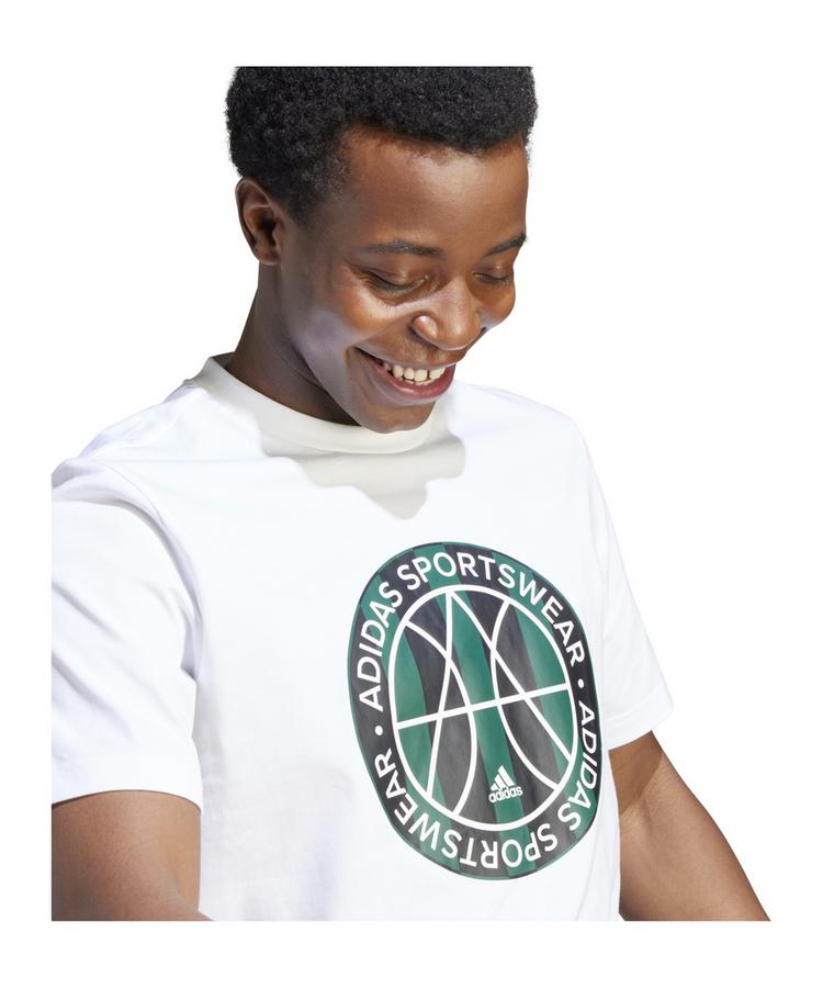 adidas adidas Tiro Graphic T-Shirt Wei&szlig; T-Shirt Herren - weiss - 0 | SportScheck