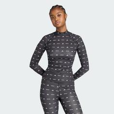 Rückansicht von adidas adidas x MOON BOOT Tight Top Langarmshirt Damen Black / Bliss