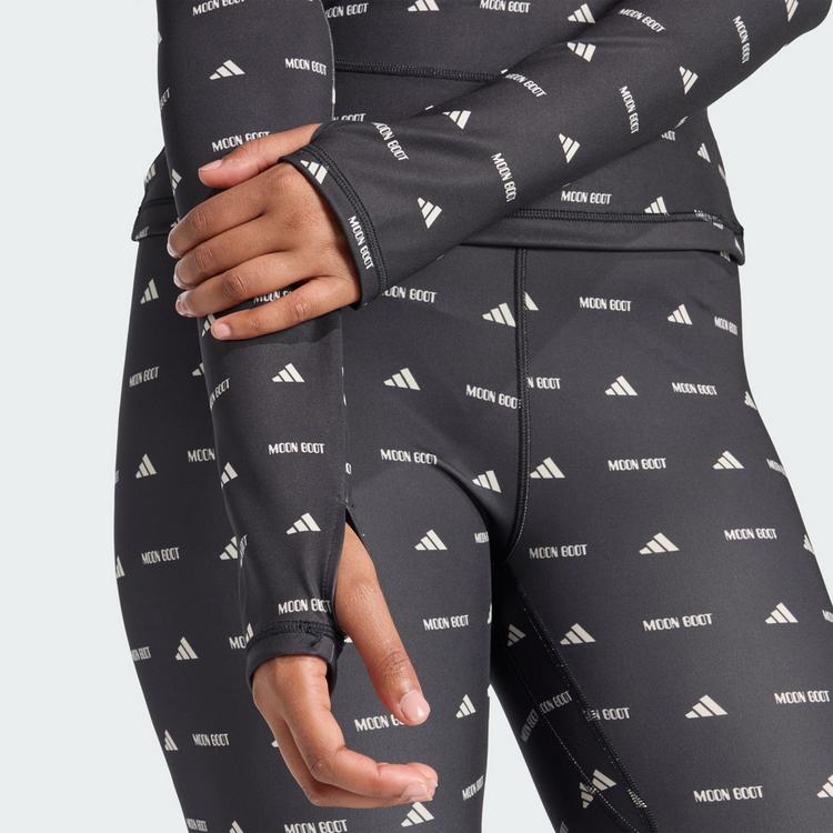 adidas adidas adidas&nbsp;x&nbsp;MOON BOOT LANG&Auml;RMLIGES SHIRT, Langarmshirt Damen - Black / Bliss - 0 | SportScheck