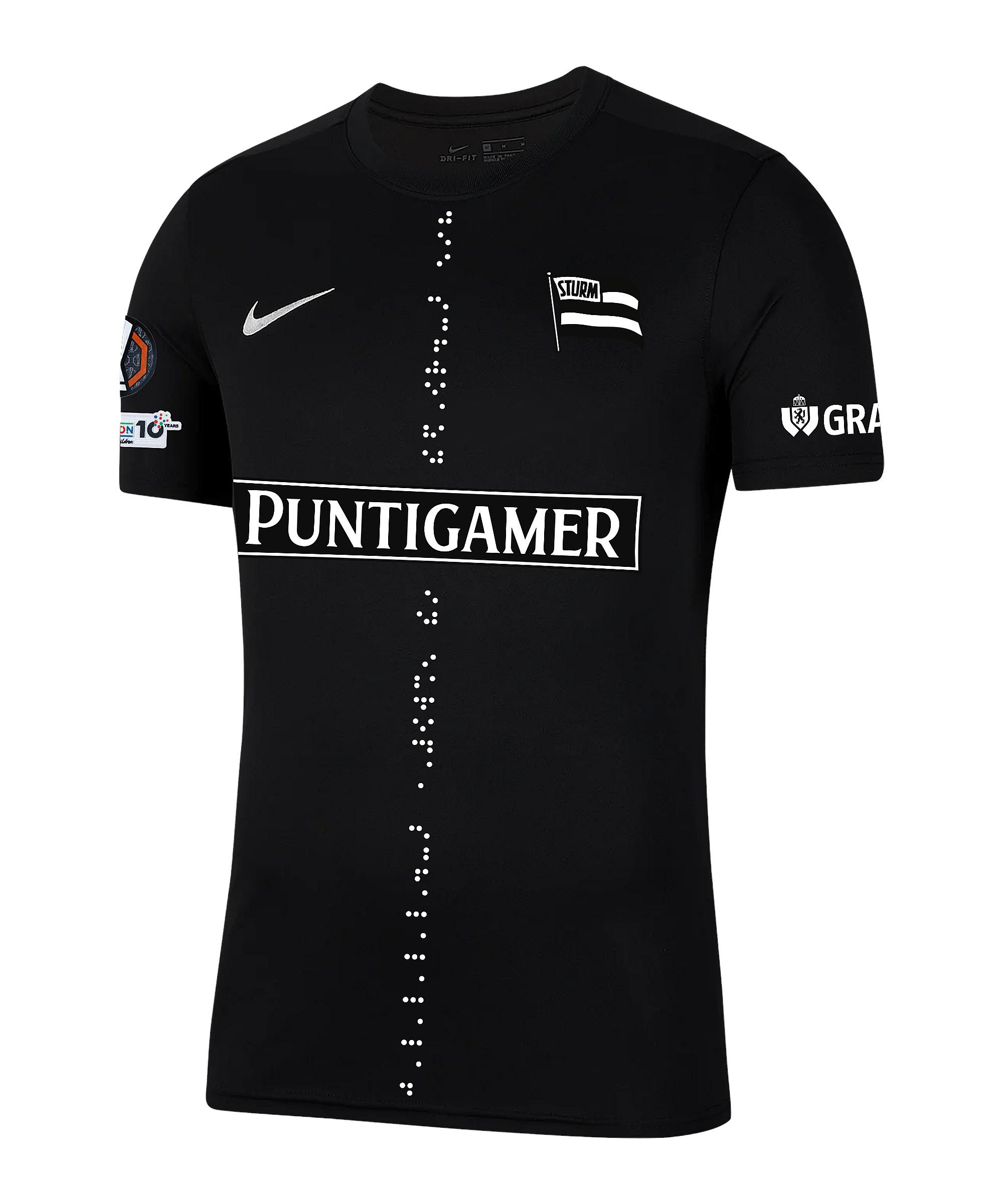 Nike SK Sturm Graz Trikot 2025/2026 Trikot Herren - schwarz