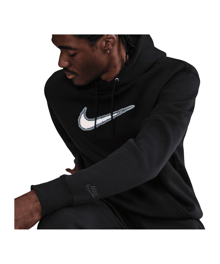 Nike Nike Club Neo Varsity Hoody Shorts Herren - schwarzschwarz - 0 | SportScheck