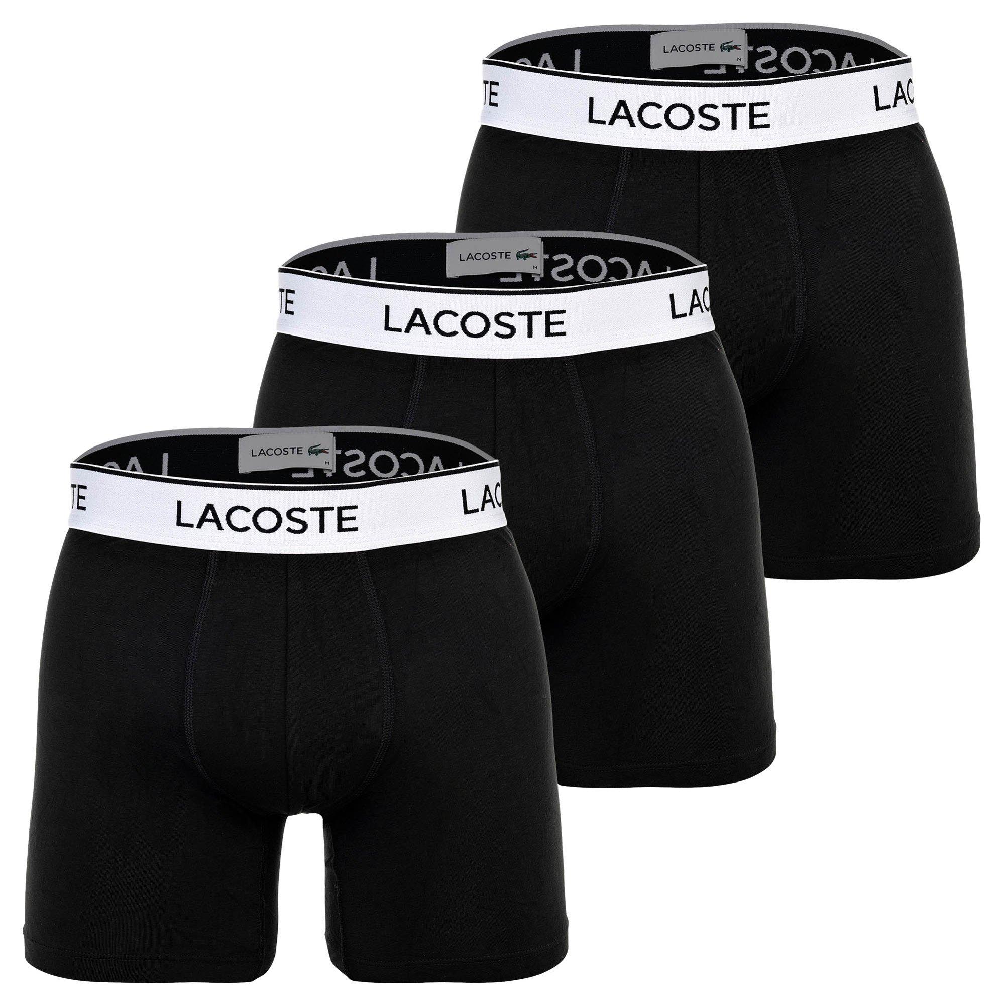 Lacoste Boxershort Unterhose Herren - Schwarz