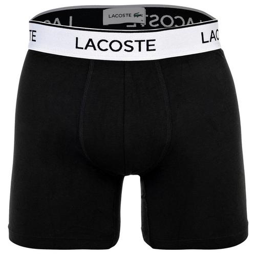 Rückansicht von Lacoste Boxershort Hipster Herren Schwarz