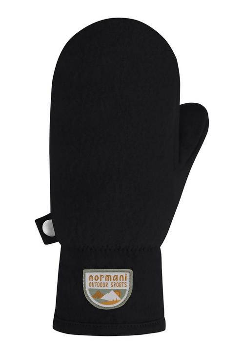 Rückansicht von normani Outdoor Sports Wäldi Handschuhe Schwarz