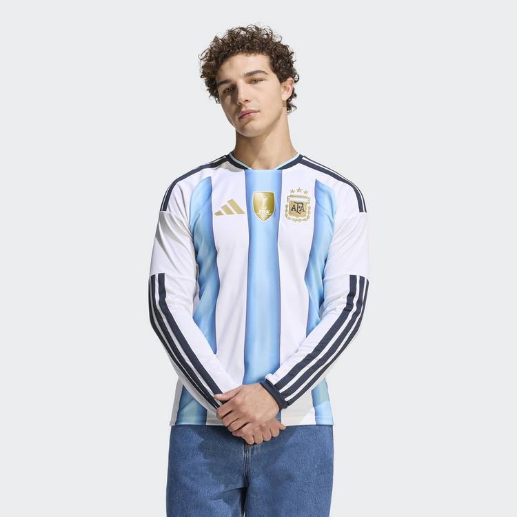 adidas adidas Lang&auml;rmeliges Heimtrikot Argentina 26 Trikot Herren - White / Icey Blue / Light Blue - 0 | SportScheck