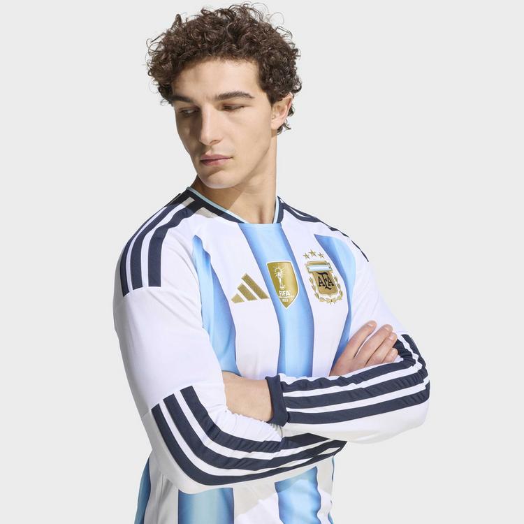 adidas adidas Lang&auml;rmeliges Heimtrikot Argentina 26 Trikot Herren - White / Icey Blue / Light Blue - 1 | SportScheck