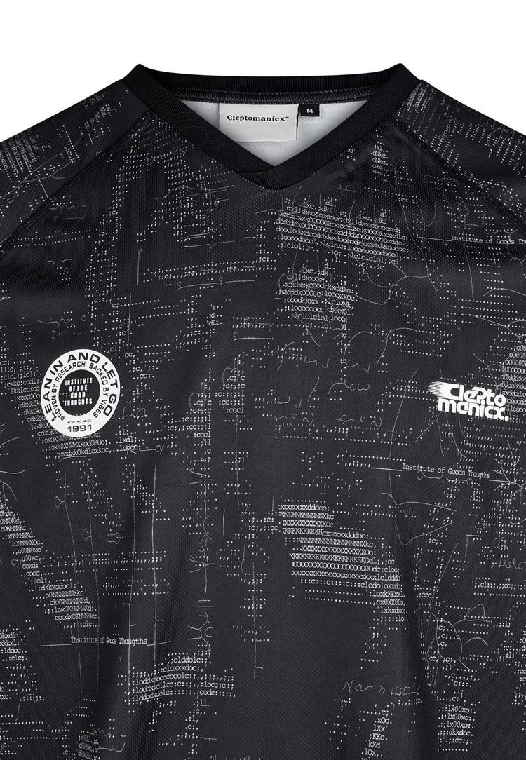 Cleptomanicx Cleptomanicx Printshirt Herren - Black - 3 | SportScheck