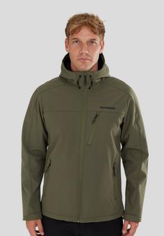 Rückansicht von FUNDANGO Fairbanks Softshell Jacket Softshelljacke Herren Erde