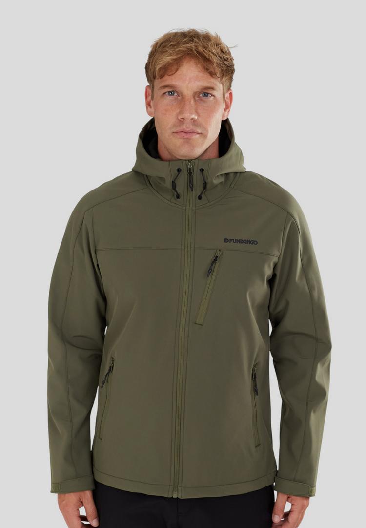 FUNDANGO FUNDANGO Fairbanks Softshell Jacket Softshelljacke Herren - Erde - 0 | SportScheck