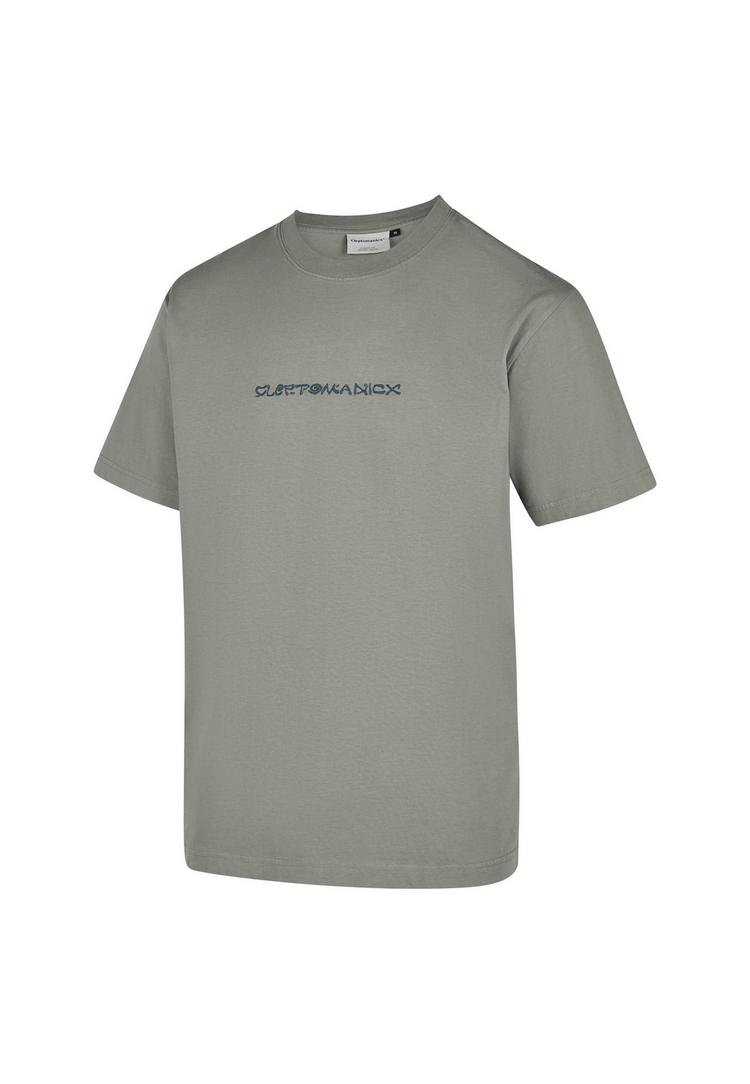 Cleptomanicx Cleptomanicx Forgotten Classic Tee Printshirt Herren - Lava Smoke - 0 | SportScheck