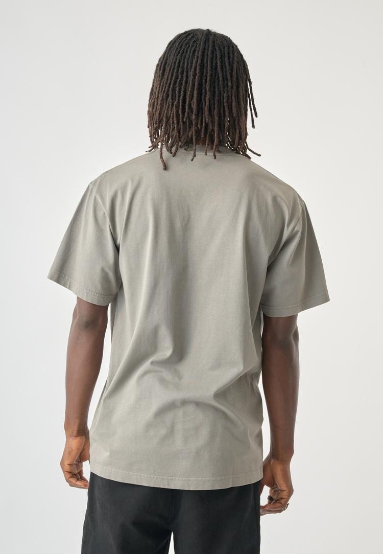 Cleptomanicx Cleptomanicx Forgotten Classic Tee Printshirt Herren - Lava Smoke - 2 | SportScheck